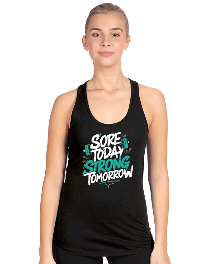 Strong Ladies Raceback Tank
