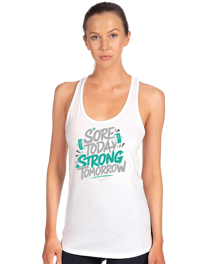 Strong Ladies Raceback Tank