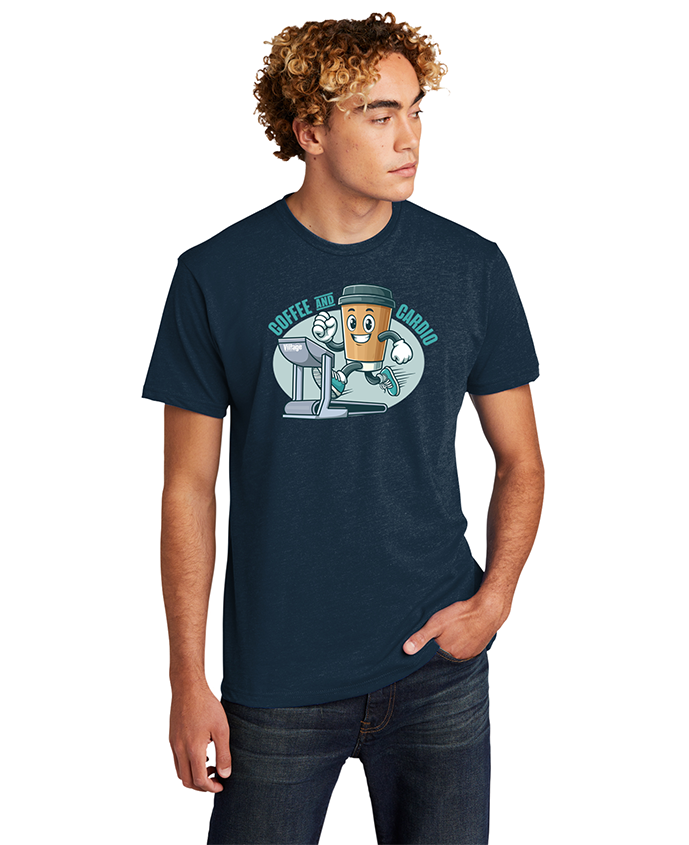 Coffee & Cardio Unisex Crew Tee