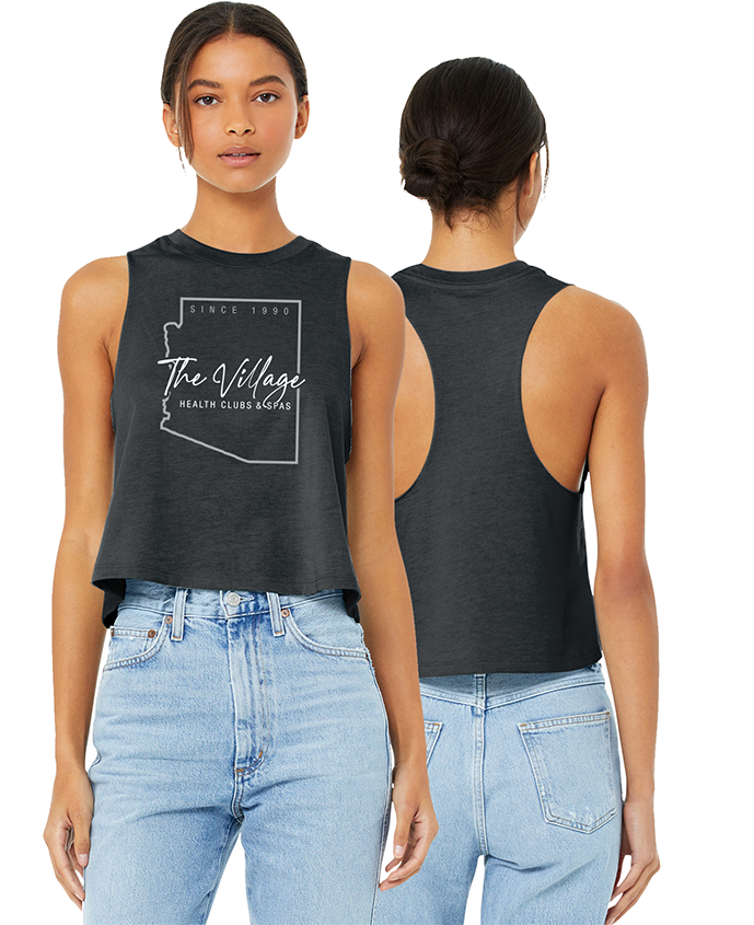 Village State Ladies Cropped Tank