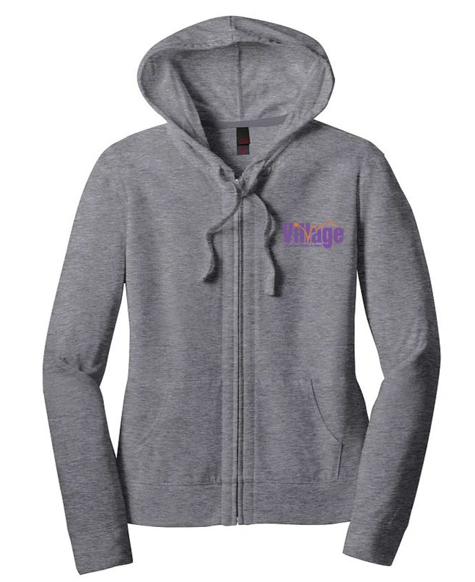 Ladies Fitted Full-Zip Hoodie