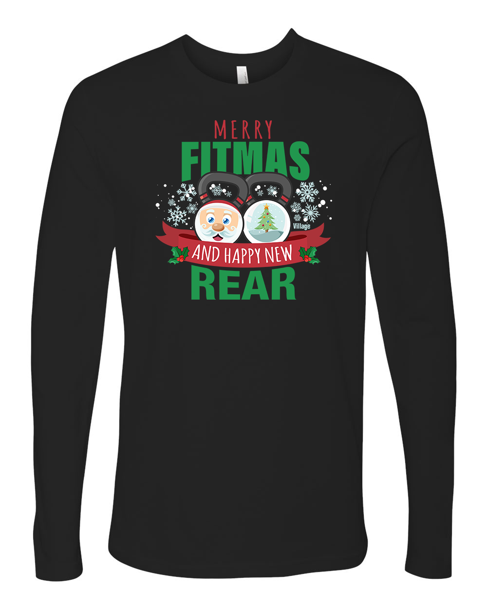 Merry Fitmas Unisex Long Sleeve Tee