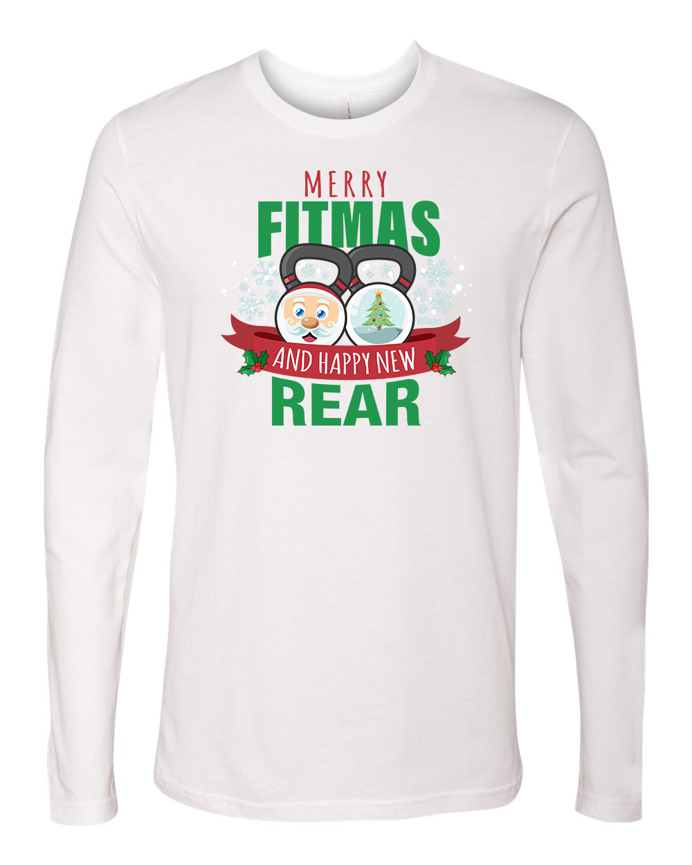 Merry Fitmas Unisex Long Sleeve Tee