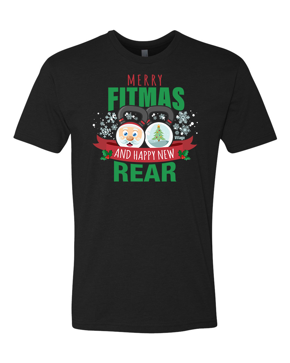 Merry Fitmas Unisex Crew Tee