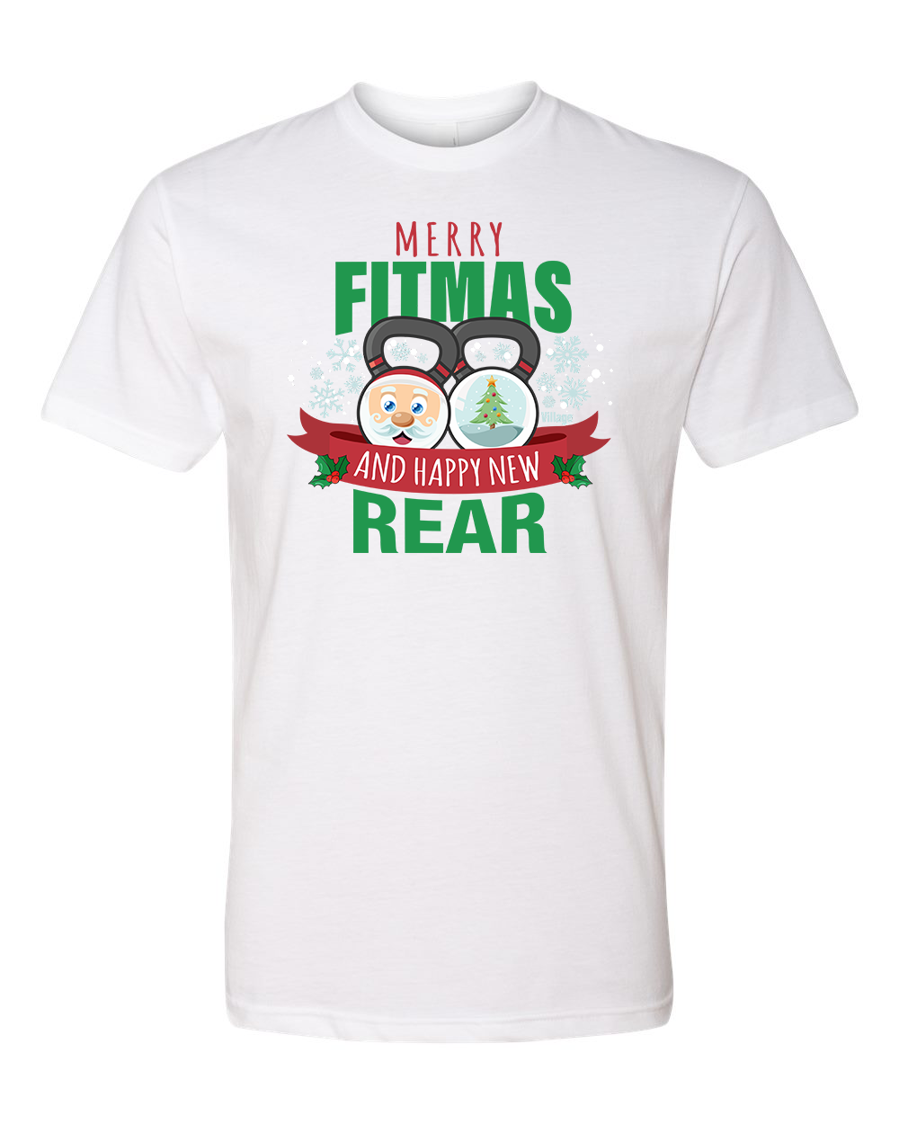 Merry Fitmas Unisex Crew Tee