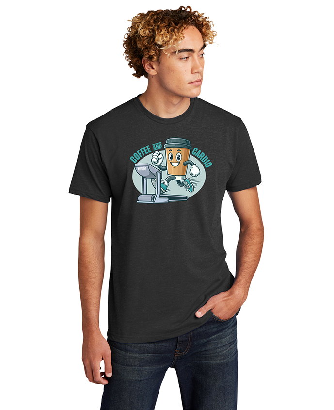 Coffee & Cardio Unisex Crew Tee