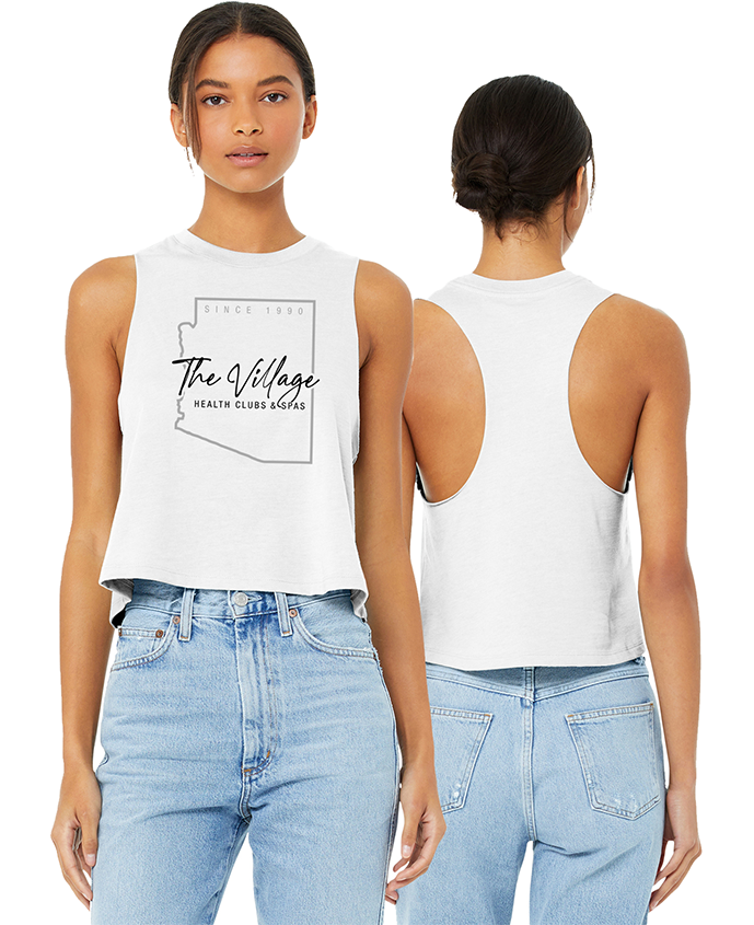 Village State Ladies Cropped Tank