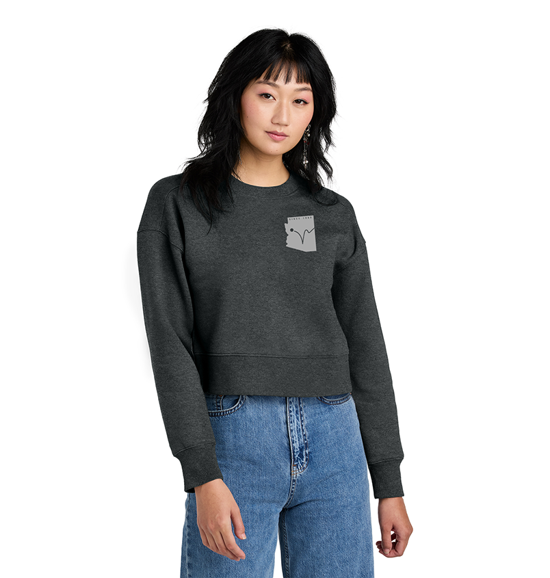 Since 1990 Ladies Fleece Cropped Crew