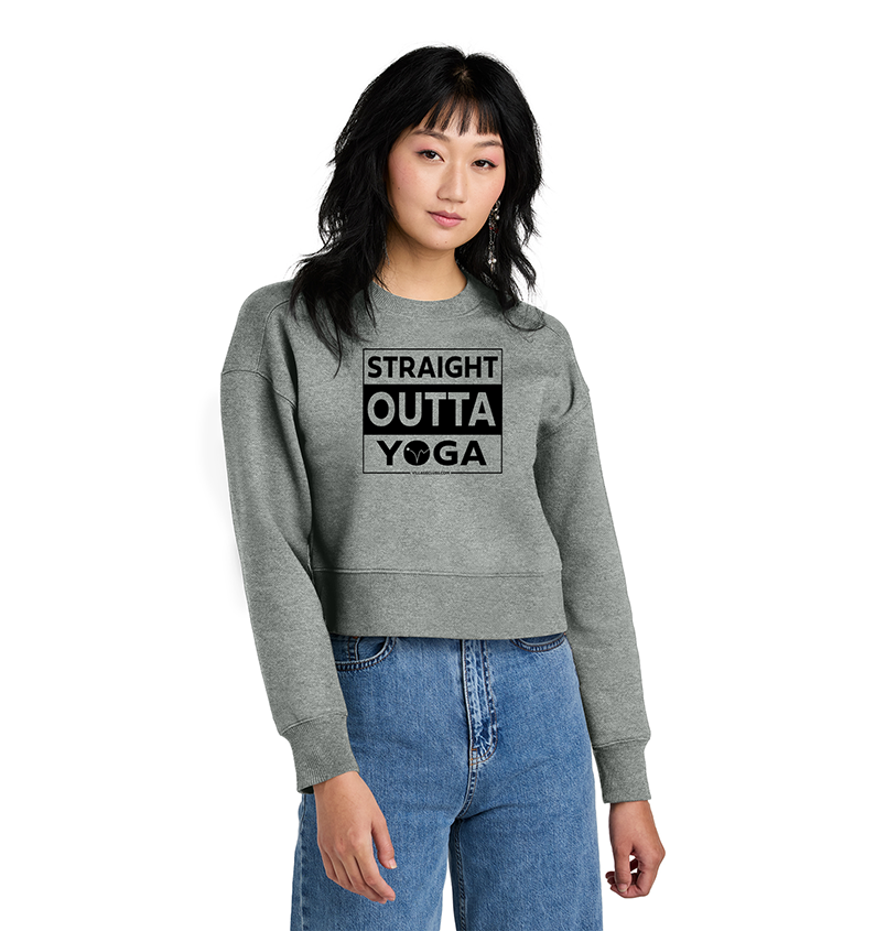 S.O.Y Ladies Fleece Cropped Crew