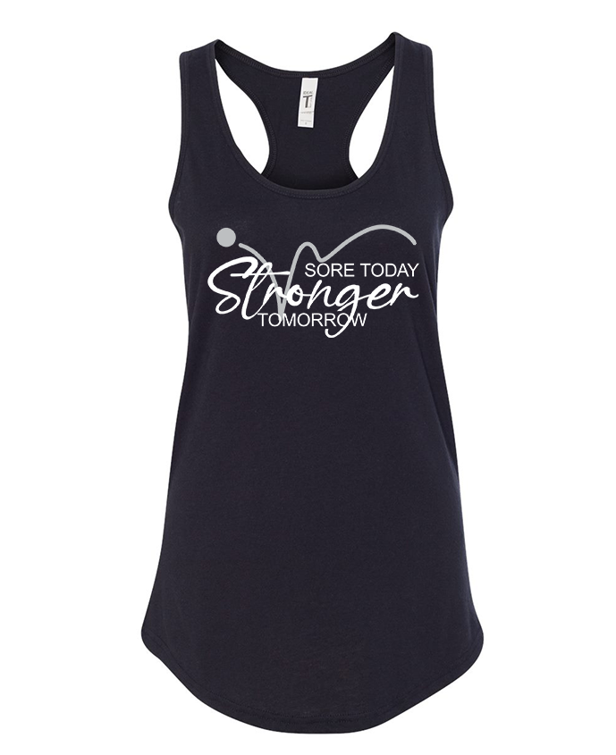 Stronger - Ladies Racerback Tank