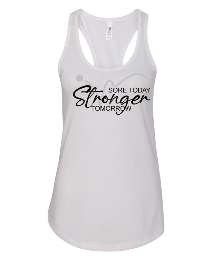 Stronger - Ladies Racerback Tank