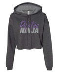 Pilates Ninja - Ladies Cropped Hoodie
